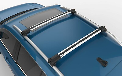 #ad Roof Rack Cross Bars Silver Set for Mercedes Gl Class Estate 2006 2012