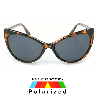 #ad NWT Women Cat Eye Polarized Sunglasses Retro Nikita Fashion Cute Frame POL207