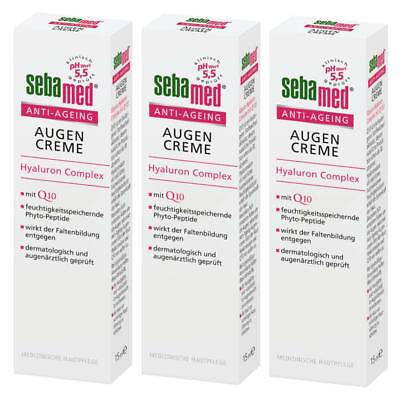 #ad 3x Sebamed Eye Cream Q10 Anti Ageing 15ml 0.51 fl oz Skin Care from Germany