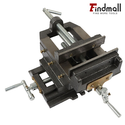 #ad 6quot; Cross Drill Press Vise Slide Metal Milling X Y Clamp Machine Heavy Duty 2 Way