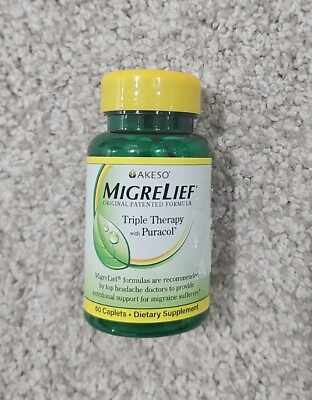 #ad Migrelief Caplets Migraine Relief Triple Therapy 60ct