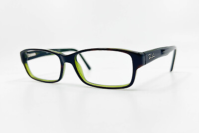 #ad Ray Ban Eyeglasses Frames RB5169 2383 Black Green Rectangular 54 16 140 7565 $49.99