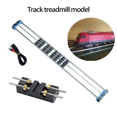 #ad Roller Trolleys for Model Train Ho Scale 1:87 Standard Track Test Stand