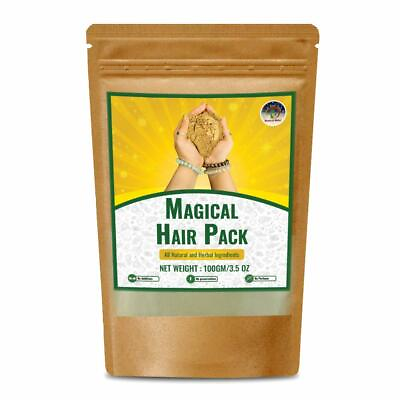 #ad Brown amp; White Magical HAIR PACK for All Type of Hairs – 100gm EACH PACK OF 5