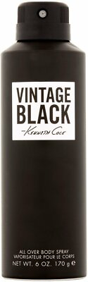 #ad Vintage Black by Kenneth Cole men 6 oz all over body spray New