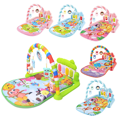 #ad Baby Gyms Play Mats Musical Activity Center Baby Piano Gym Mat Tummy Time
