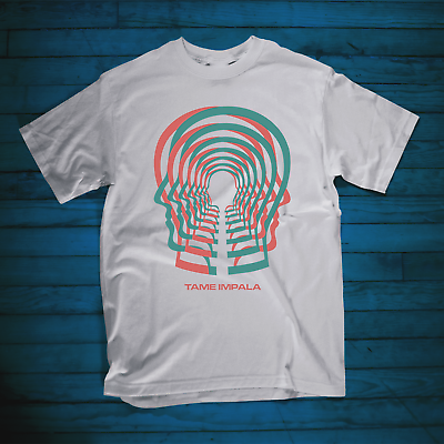 #ad Tame Impala Band Tour Concert Artwork White Unisex T Shirt 151