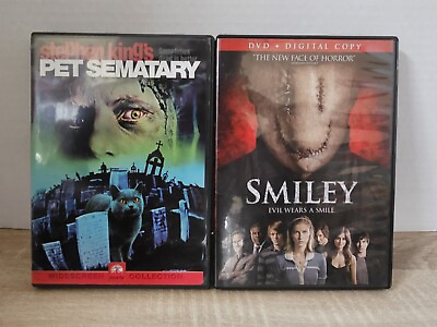 #ad Smiley Pet Sematary Horror DVD