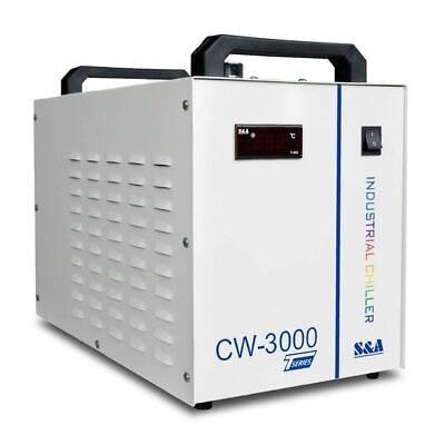 #ad CW3000 Industrial Water Chiller CO2 Engraving Cutting Machine Cooling TG220V