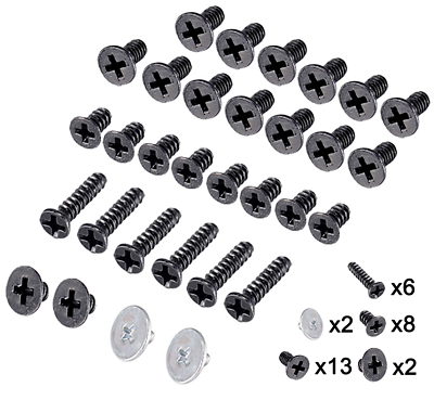 #ad 31 pcs Full Set Replacement Part Screw Screws for Nintendo Switch Console