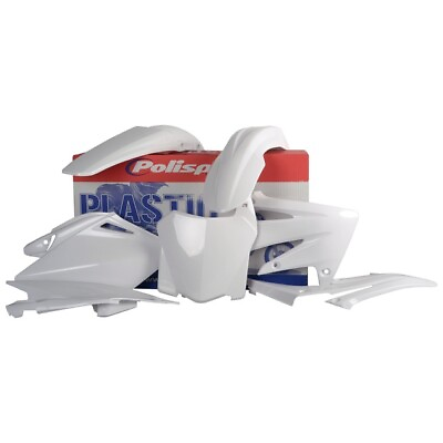 #ad Polisport Plastics Kit White for Honda CRF250R 2008