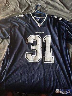 #ad NFL Roy Williams #31 Dallas Cowboys Jersey Mens XL Reebok Wallet Shirt
