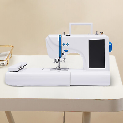 #ad 2 in 1 Home Embroidery Machine Computerized Sewing With Hd Touch Screen 9.2X4