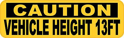 #ad 10in x 3in Vehicle Height 13FT Vinyl Sticker Car Truck Bumper Business Decal