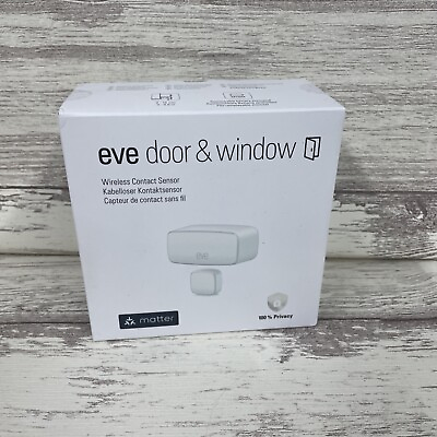 #ad New amp; Sealed Eve Door amp; Window Smart Contact Sensor for Doors amp; Windows NIB