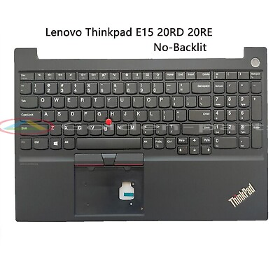 #ad NEW 5M10V16998 Palmrest For Lenovo Thinkpad E15 20RD 20RE No Backlit Keyboard