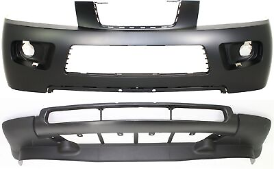 #ad Bumper Cover Set for 2006 2007 Saturn Vue Set of 2 Front Upper and Lower