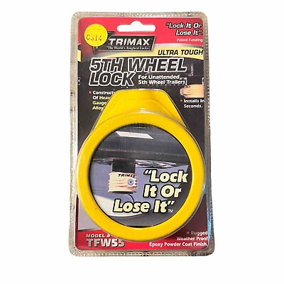 #ad Trimax TFW55 Trimax 5th Wheel Lock New Sealed