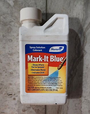 #ad Monterey Mark It Blue Spray Solution Colorant Chemical Marker Dye