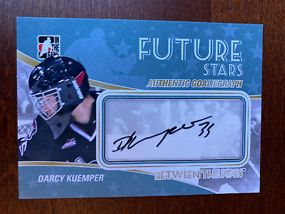 #ad Darcy Kuemper Auto 2011 In The Game Future Stars Authentic Autographs