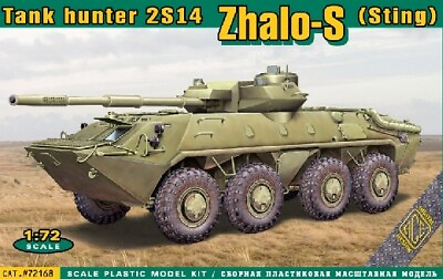 #ad Ace Plastic Models 72168 1 72 2S14 Zhalo S Sting Tank Hunter
