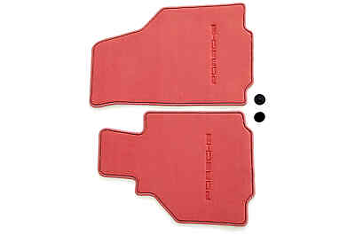 #ad Genuine PORSCHE Floor Mat LHD Boxster red 00004480053M30