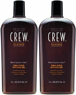 #ad American Crew Firm Hold Styling Gel 33.8 Ounce Pack Of 2