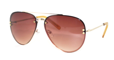 #ad Banana Republic Aviator Sunglasses Gold Frame new W Pouch B3