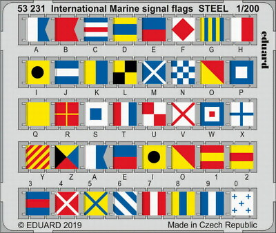 #ad Eduard 1 200 International Marine Signal Flags STEEL 53231 $11.38