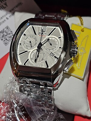 #ad Invicta JASON TAYLOR Limited Edition Swiss High Polished Silver mens watch