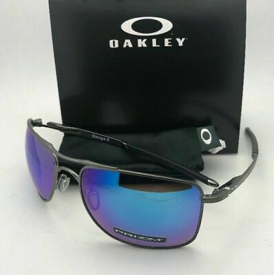 #ad New OAKLEY Sunglasses GAUGE 8 L OO4124 0662 62 17 Gunmetal Aviator PRIZM Lenses $234.99
