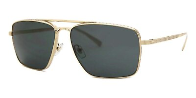 #ad Versace VE2216 Gold Grey Sunglasses