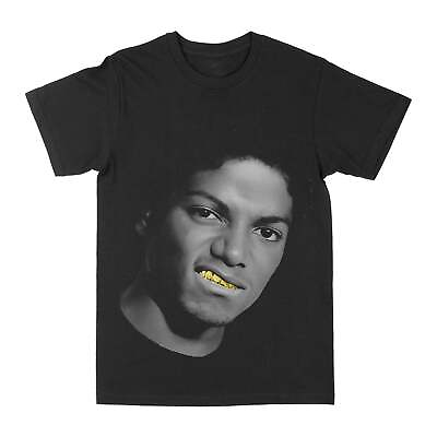 #ad Michael Jackson quot;Gold Grillquot; Graphic Tee