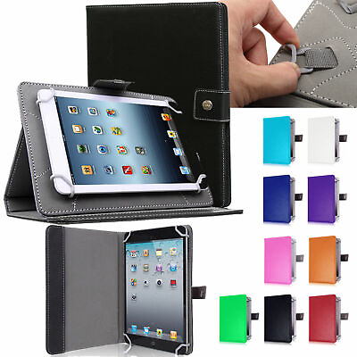 #ad Universal Case 7quot; 7 inch Tablet Accessories Folio Stand Flip Leather Case Cover