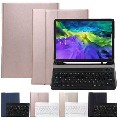 #ad For iPad Air 5th 4th Gen 10.9in Backlit Detachable Wireless Keyboard Case Cover
