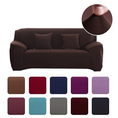 #ad Modern Solid Color Universal Stretchable Elastic Sofa Covers for Living Room