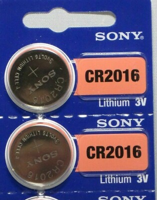 #ad 2 SONY CR2016 DL2016 CMOS Lithium 3V Watch Battery Ships FREE from USA