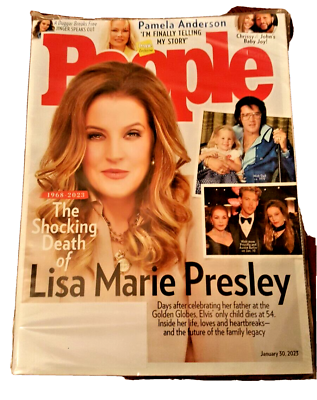 #ad PEOPLE MAGAZINE Death Of Lisa Marie Presley 1 30 2023 BRAND NEW NO MAIL LABEL