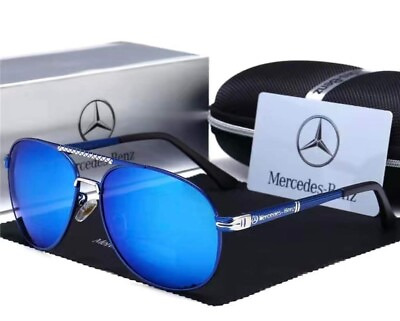 #ad Mercedes Sunglasses Black Blue Luxury Fashion Sunglasses Gift Birthday Anniversa