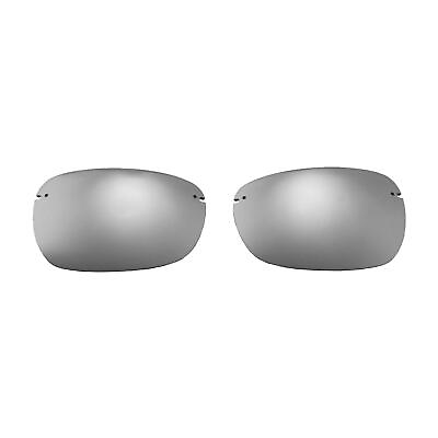 #ad Walleva Titanium Polarized Replacement Lenses For Maui Jim Sandy Beach