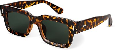 #ad MuagoChic Square Retro Sunglasses for Women Men Rectangle Trendy Sun Glasses Thi