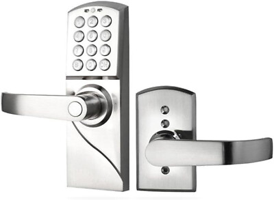 #ad Electronic Code Door Lock Smart Digital Keypad Password lock left hand