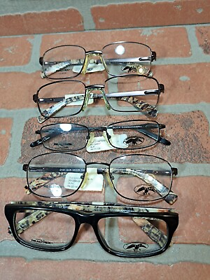 #ad DUCK COMMANDER REAL TREE Mens Eyeglasses Frames Lot Of 5