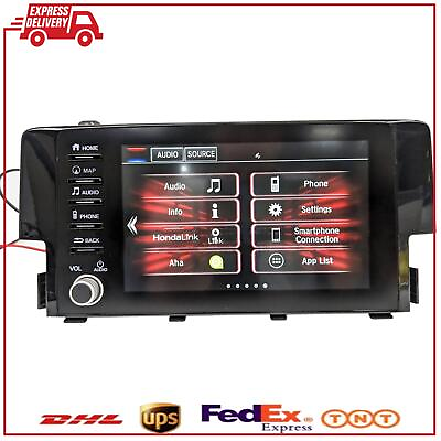 #ad 1pc 7 Inch Radio Display Screen Assembly For 2019 2021 Honda Civic 39710 TBA A41