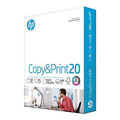 #ad 1x HP Printer Paper Copy And Print 20 lb. 8.5quot; x 11quot; 500 Sheets 1 Ream.