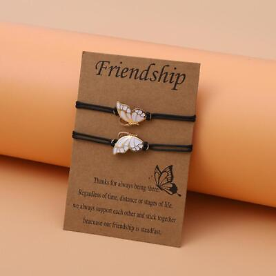 #ad Butterfly Friendship Bracelets For Friends Bracelets Birthday Gifts G9 Lot C2 J4