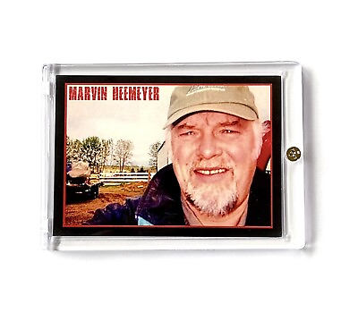 #ad KILLDOZER Marvin Heemeyer Trading Card In Collector’s Case SELFIE