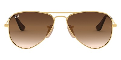#ad Ray Ban 0RJ9506S Sunglasses Kids Gold Aviator 50mm New 100% Authentic