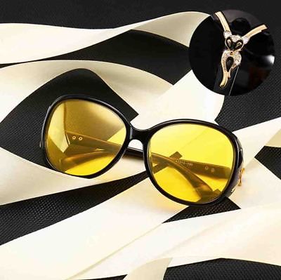 #ad Beison Anti glare Womens Night Vision Driving Mod Retro Sunglasses Polarized