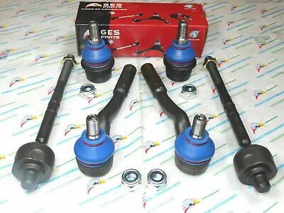#ad 6 Front Lower Ball Joints Inner Outer Tie Rod Ends For W220 W215 W230 2303300403 $70.99